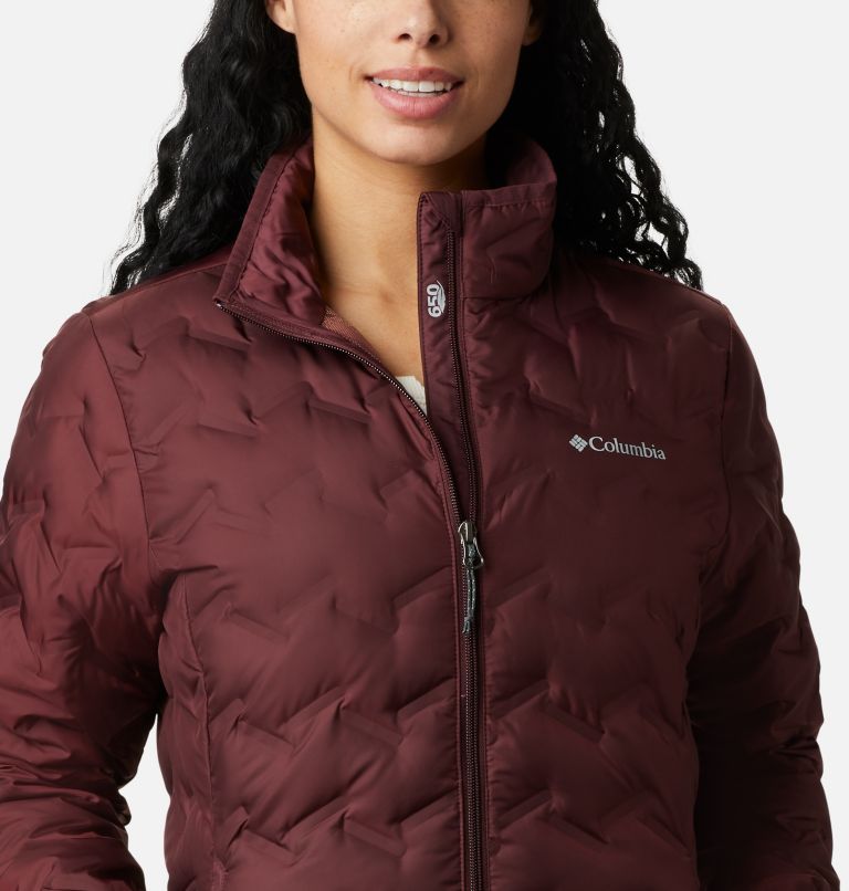 Women's Delta Ridge Down Jacket, Color: Malbec