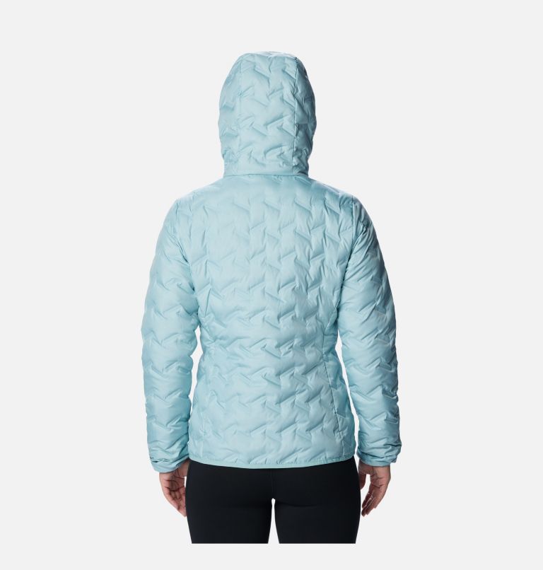 Delta Ridge Down Hooded Jacket | 321 | S, Color: Aqua Haze, image 2