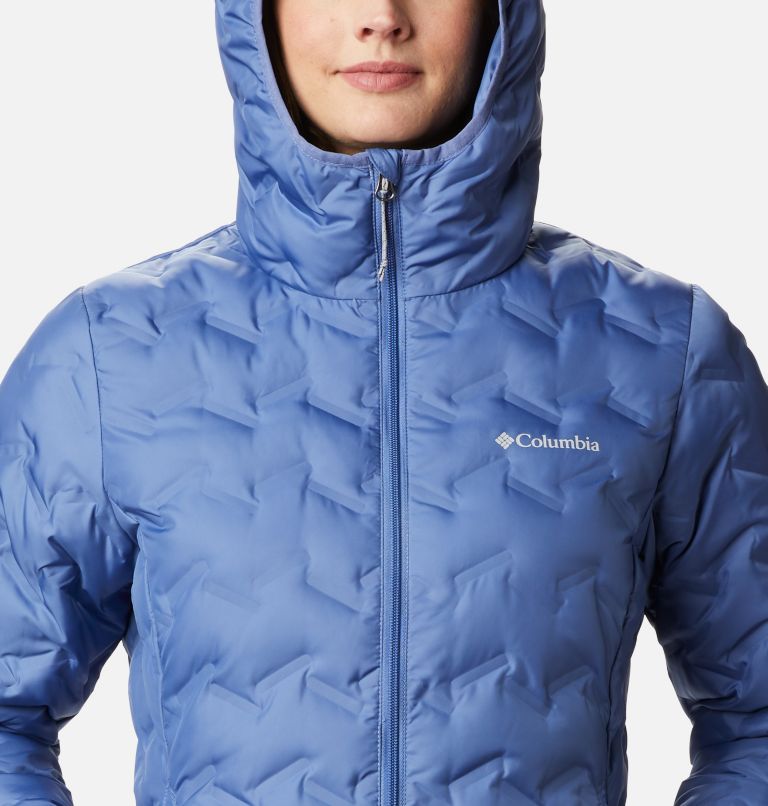 Delta Ridge Down Hooded Jacket | 458 | M, Color: Velvet Cove, image 4