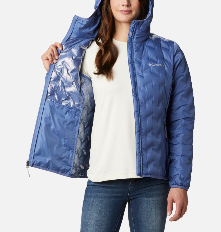 Delta Ridge Down Hooded Jacket | 458 | M, Color: Velvet Cove, image 5