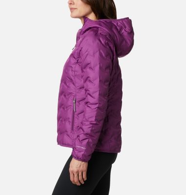 columbia delta ridge down hooded jacket womens