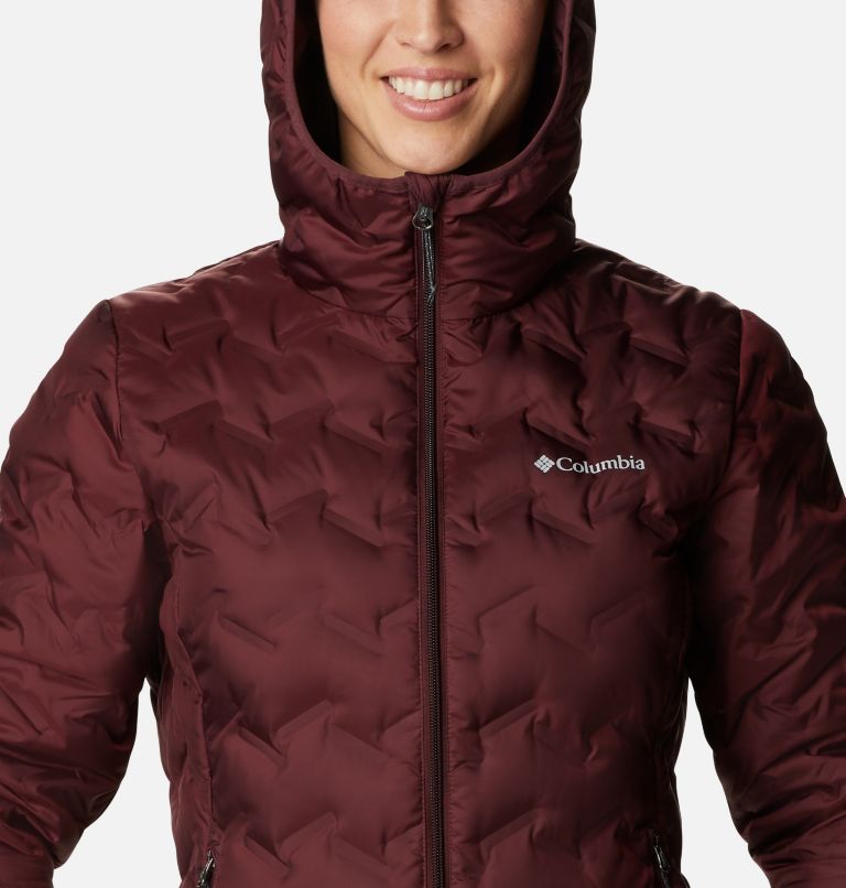 Manteau en duvet à capuchon Delta Ridge pour femme, Color: Malbec, image 4
