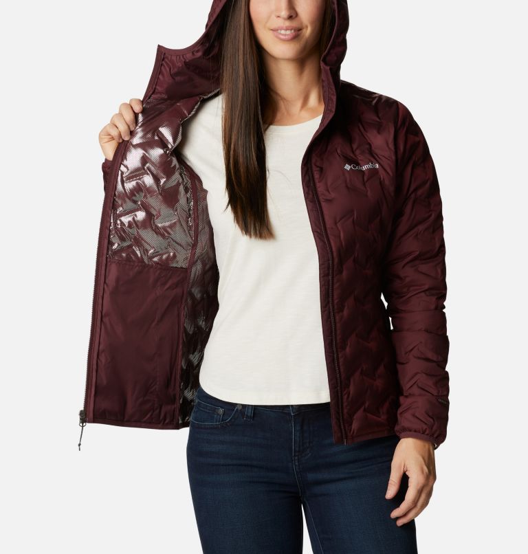 Manteau en duvet à capuchon Delta Ridge pour femme, Color: Malbec, image 5