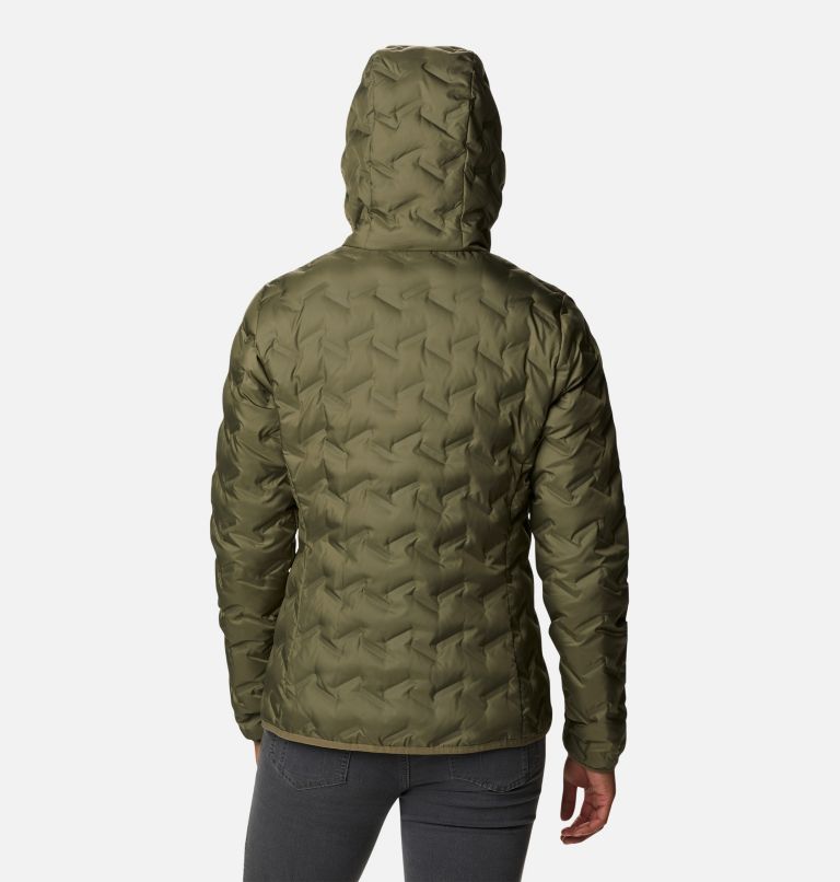 Delta Ridge Down Hooded Jacket | 397 | S, Color: Stone Green, image 2