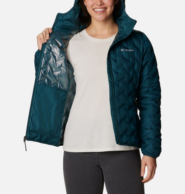 Delta Ridge Down Hooded Jacket | 414 | M, Color: Night Wave, image 5