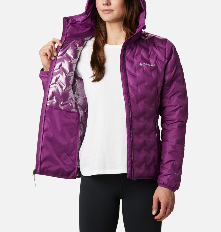 Delta Ridge Down Hooded Jacket | 575 | M, Color: Plum, image 5
