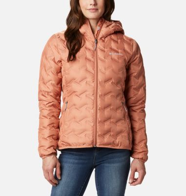 Women's Delta Ridge Down Hooded Jacket Delta Ridge&trade; Down Hooded Jacke | 010 | L, Nova Pink, front