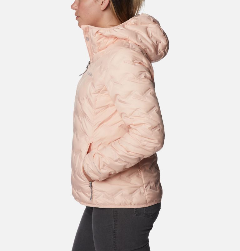 Delta Ridge Down Hooded Jacket | 890 | M, Color: Peach Blossom, image 3
