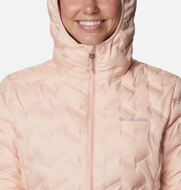 Delta Ridge Down Hooded Jacket | 890 | M, Color: Peach Blossom, image 4