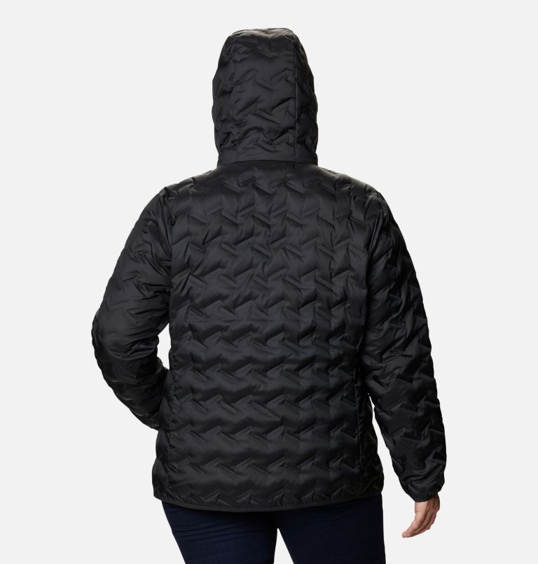 Women's Delta Ridge Down Hooded Jacket - Plus Size, Color: Black, image 2