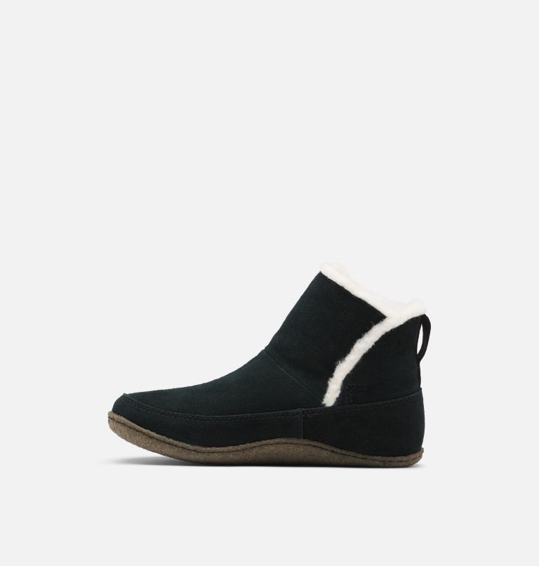 Women's Nakiska Bootie Slipper, Color: Black, Natural, image 4