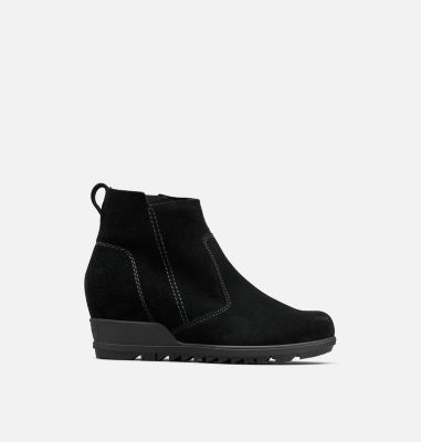 black leather women's evie booties