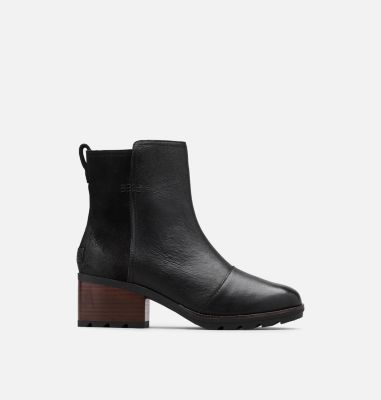 sorel black ankle boots