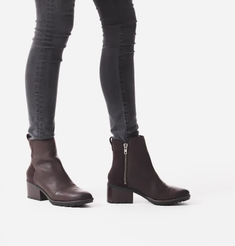 CATE BOOTIE | 205 | 6, Color: Blackened Brown