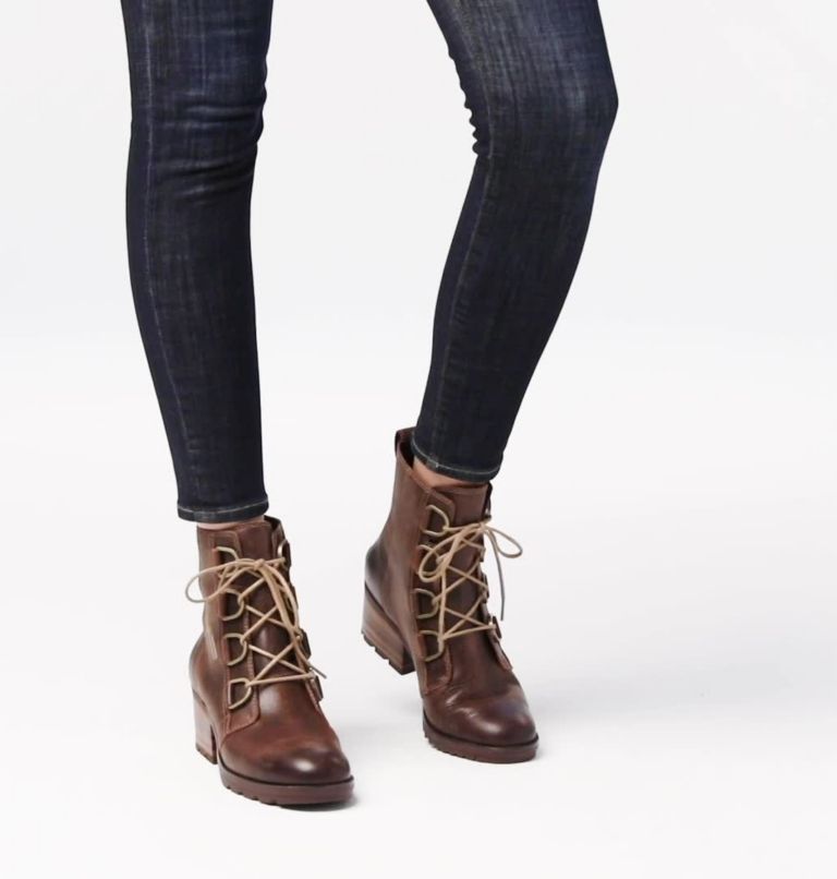 Women's Cate Lace Bootie, Color: Burro