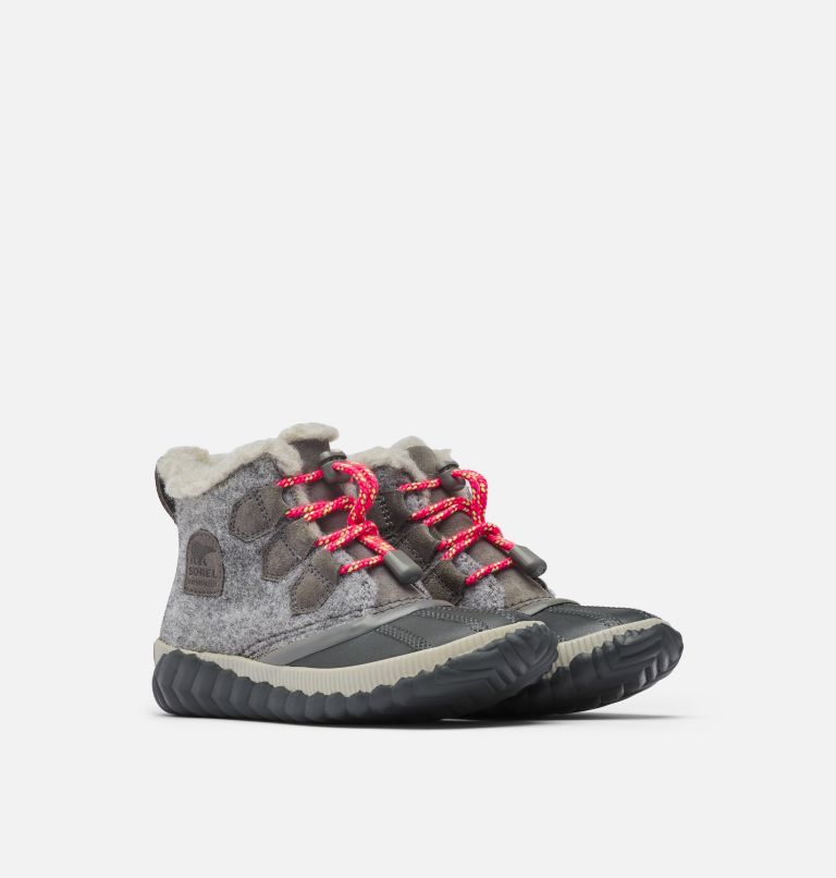 Youth Out N About Plus Boot, Color: Quarry