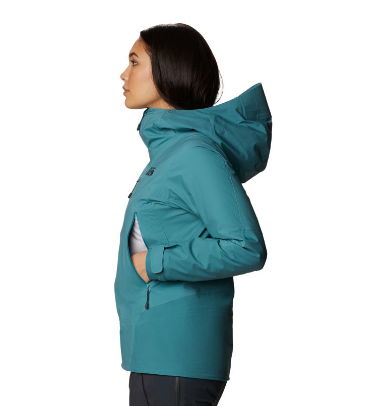 Women's High Exposure Gore-Tex C-Knit Jacket, Color: Washed Turq, image 3