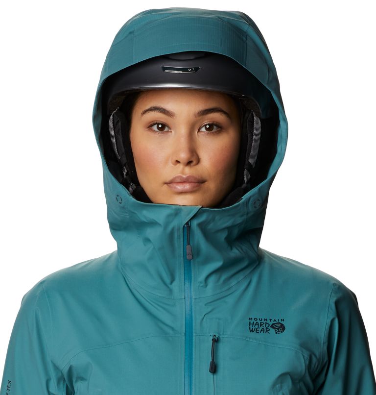 Thumbnail: Women's High Exposure Gore-Tex C-Knit Jacket, Color: Washed Turq, image 4
