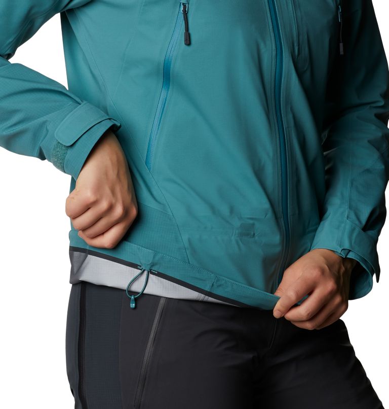 Thumbnail: Women's High Exposure Gore-Tex C-Knit Jacket, Color: Washed Turq, image 7