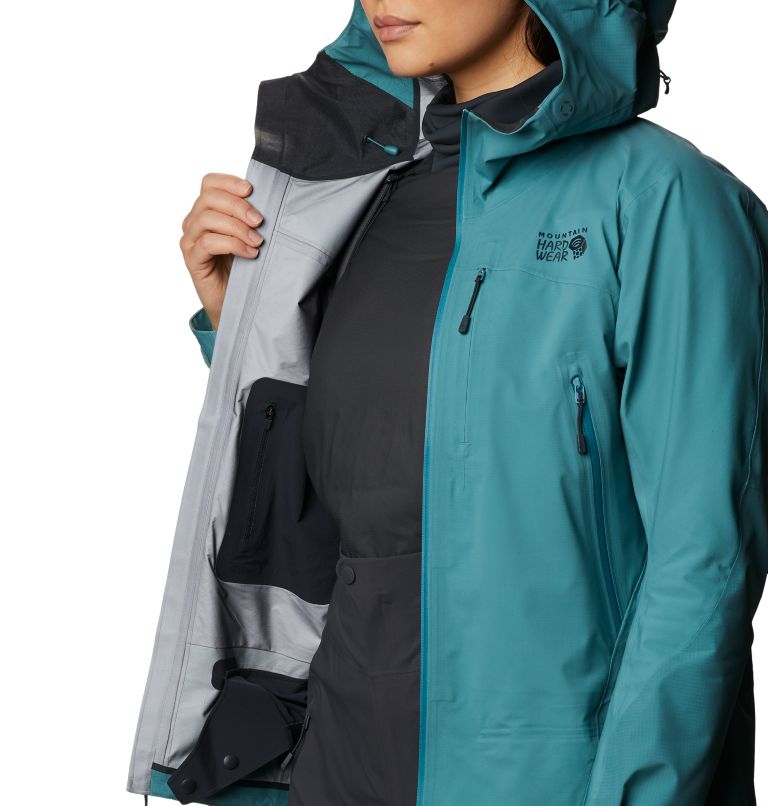 Women's High Exposure Gore-Tex C-Knit Jacket, Color: Washed Turq, image 8