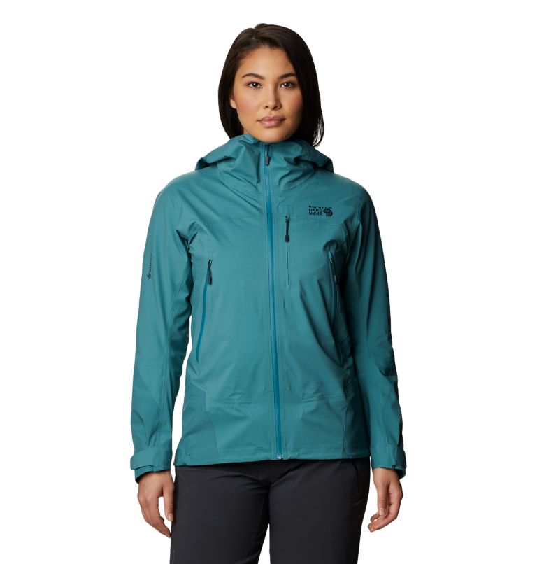 Women's High Exposure Gore-Tex C-Knit Jacket, Color: Washed Turq, image 1