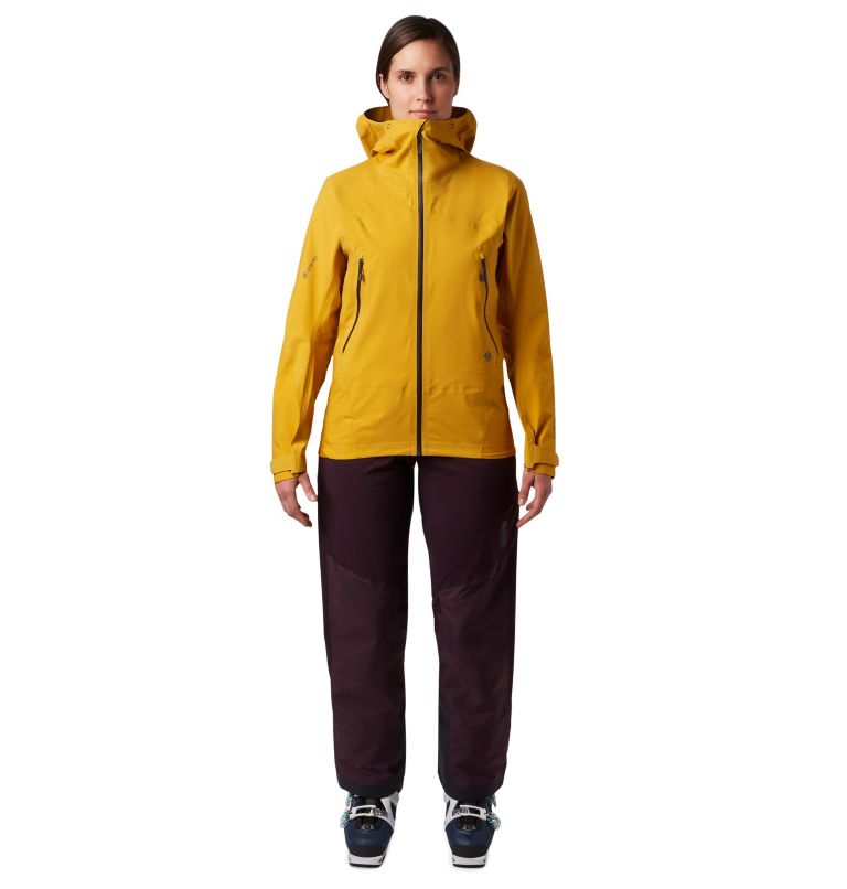 Women's High Exposure Gore-Tex C-Knit Jacket, Color: Gold Hour, image 3