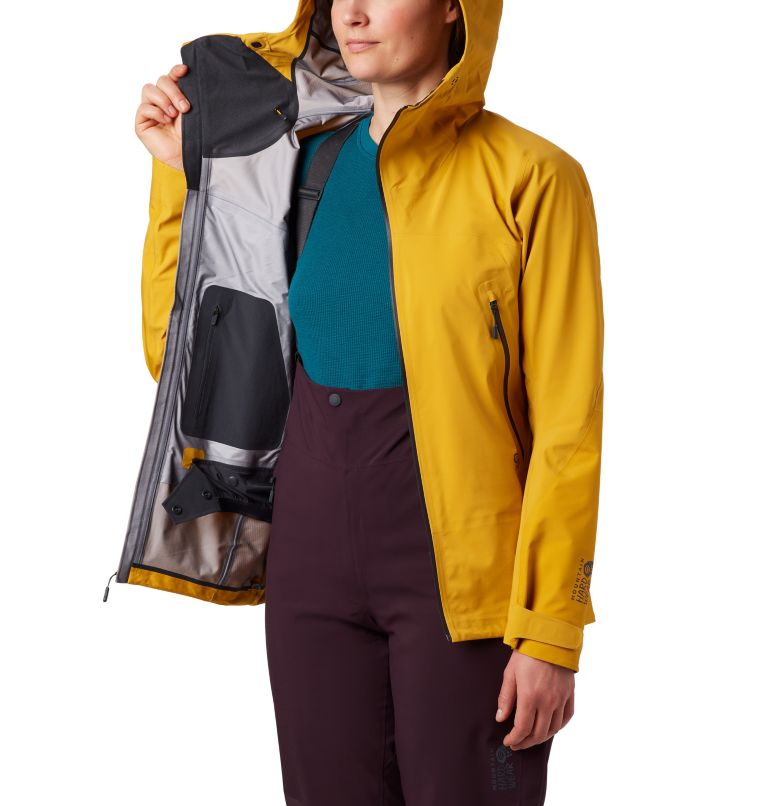 Women's High Exposure Gore-Tex C-Knit Jacket, Color: Gold Hour, image 8