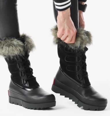 sorel joan of arctic black