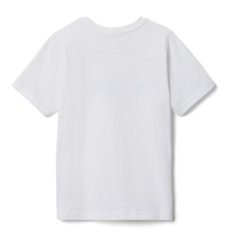 Kids' CSC Basic Logo Short Sleeve Shirt, Color: White, image 3
