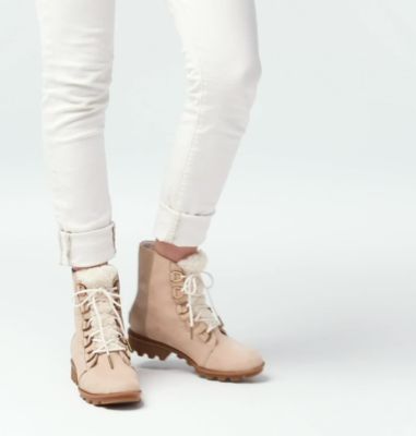 Sorel phoenix cheap lace shearling boot