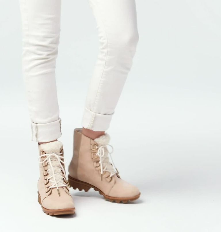 Sorel phoenix lace shearling on sale boot