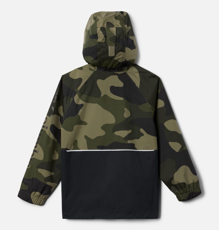 Thumbnail: Youth Dalby Springs Jacket, Color: Stone Green Mod Camo, Black, image 2