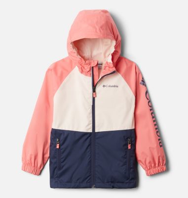 Veste de pluie Dalby Springs&trade; Junior Dalby Springs&trade; Jacket | 621 | XS, Nocturnal, Peach Quartz, Salmon, front
