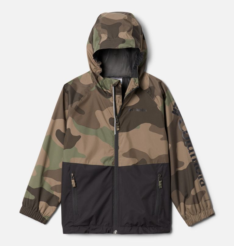 Kids' Dalby Springs Jacket, Color: Shark, Cypress Mod Camo, image 1