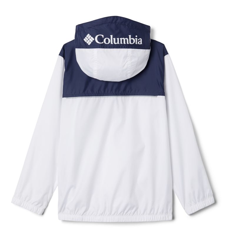 Youth Bloomingport Windbreaker, Color: White, Nocturnal, image 2