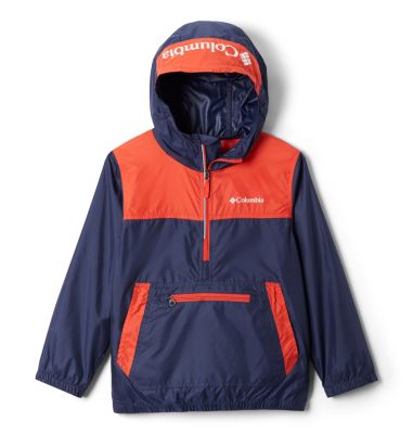 Bloomingport&trade; Windjacke Junior Bloomingport&trade; Windbreaker | 464 | L, Nocturnal, Bright Poppy, front