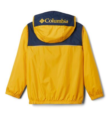Bloomingport&trade; Windjacke Junior Bloomingport&trade; Windbreaker | 464 | L, Bright Gold, Collegiate Navy, back