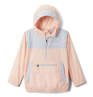 Bloomingport&trade; Windjacke Junior Bloomingport&trade; Windbreaker | 464 | L, Peach Cloud, Cirrus Grey, front