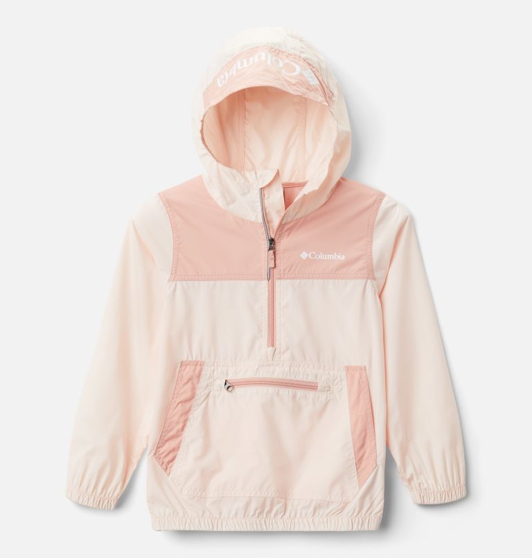 Youth Bloomingport Windbreaker, Color: Peach Quartz, Faux Pink, image 1
