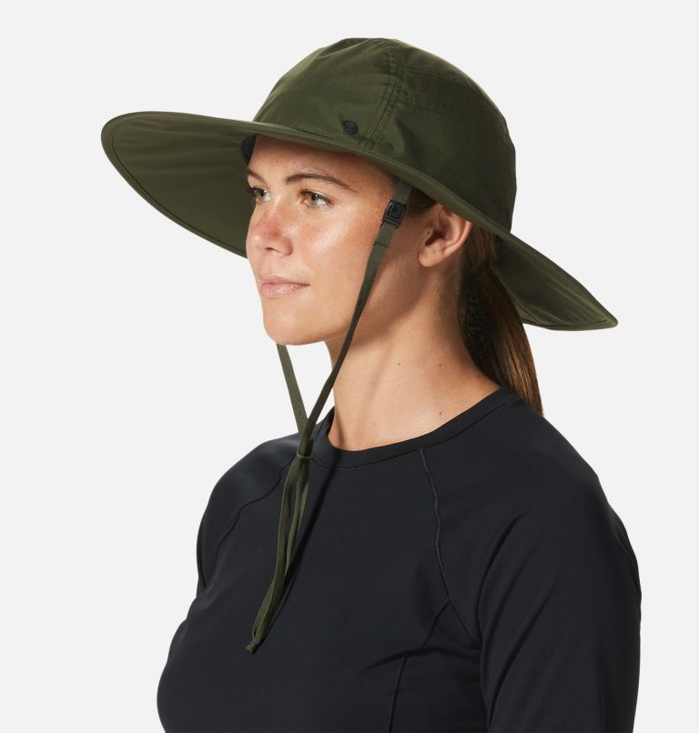 Thumbnail: Exposure/2 Gore-Tex Infinium® Rain Hat, Color: Surplus Green, image 8