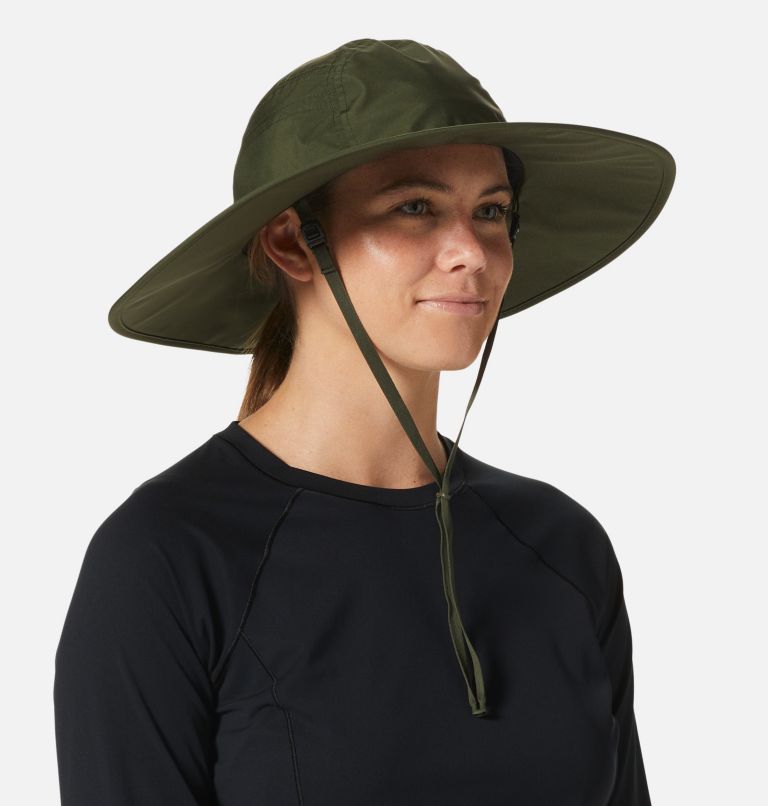 Thumbnail: Exposure/2 Gore-Tex Infinium® Rain Hat, Color: Surplus Green, image 10