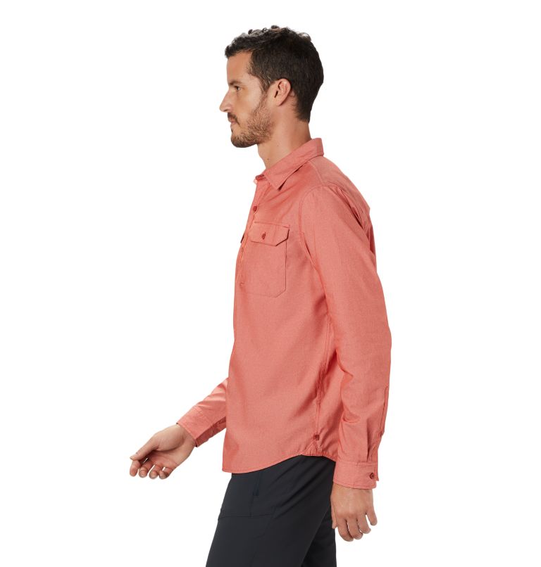 Thumbnail: Men's Canyon Pro Long Sleeve Shirt, Color: Desert Red, image 3