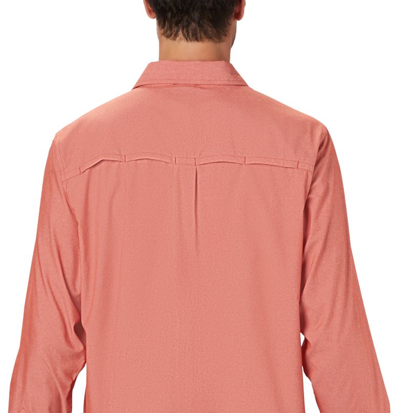 Men's Canyon Pro Long Sleeve Shirt, Color: Desert Red, image 5