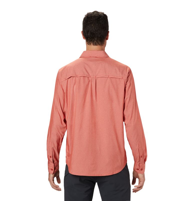Men's Canyon Pro Long Sleeve Shirt, Color: Desert Red, image 2