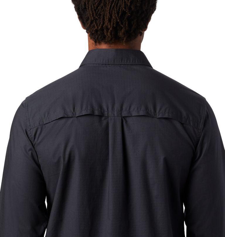 Men's J Tree Long Sleeve Shirt, Color: Dark Storm, image 5
