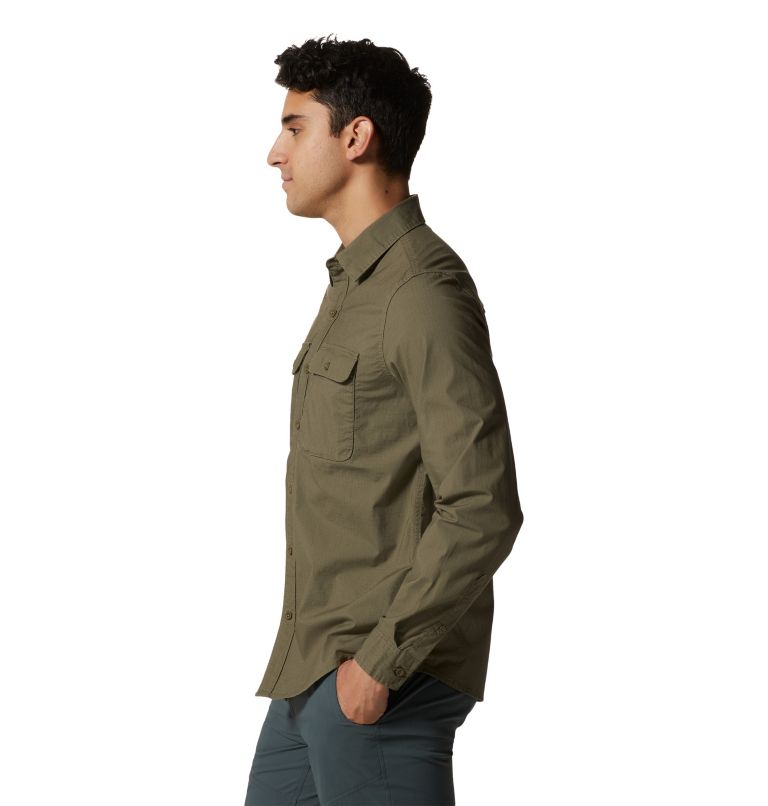 Men's J Tree Long Sleeve Shirt, Color: Stone Green, image 3