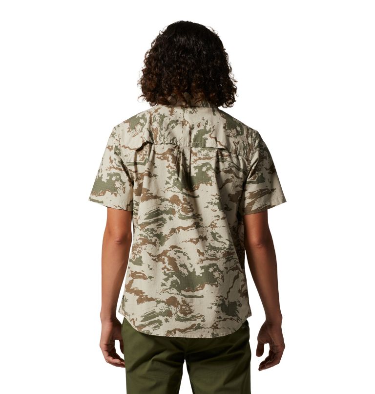 Men's | Light Weight Button Up Short Sleeve T-Shirt | Size Small | BDU Camo | Combat Iron Apparel