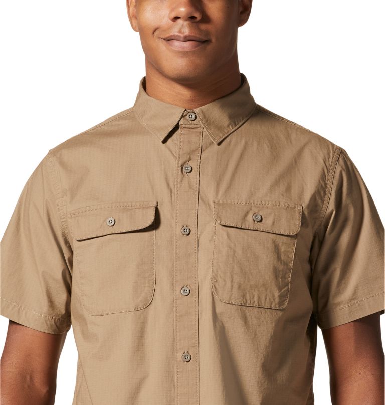 Thumbnail: Men's J Tree Short Sleeve Shirt, Color: Trail Dust, image 4