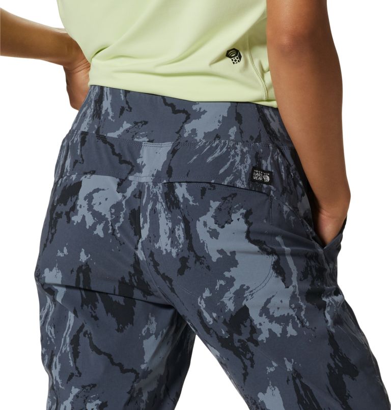 Pantalon longueur chevilles Dynama/2 Femme, Color: Blue Slate Crag Camo Print, image 5