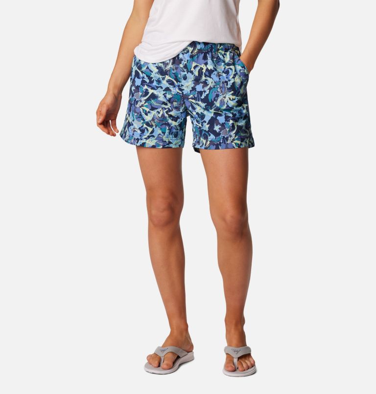 Columbia, Shorts, Columbia Pfg Blue Palm Super Backcast Water Shorts New  Size Xl Womens Fishing
